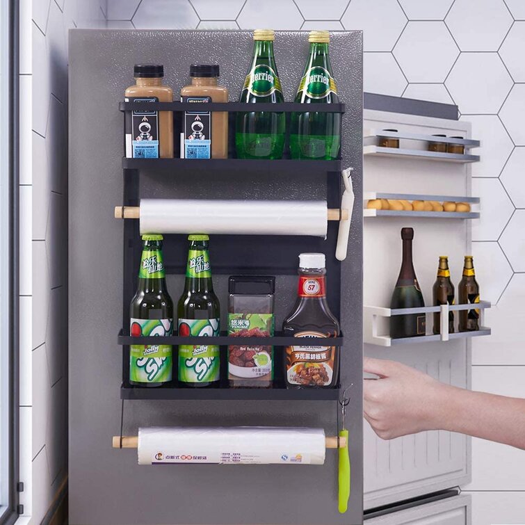 Fridge magnetic side online rack